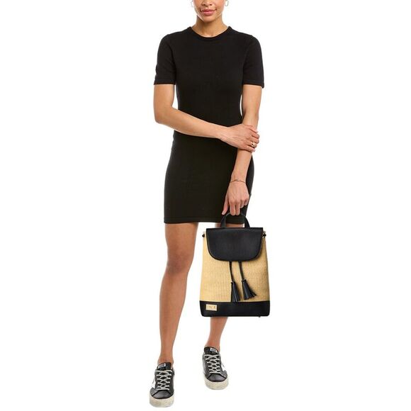 Surell Accessories Paper Straw Backpack - Picture 4 of 4